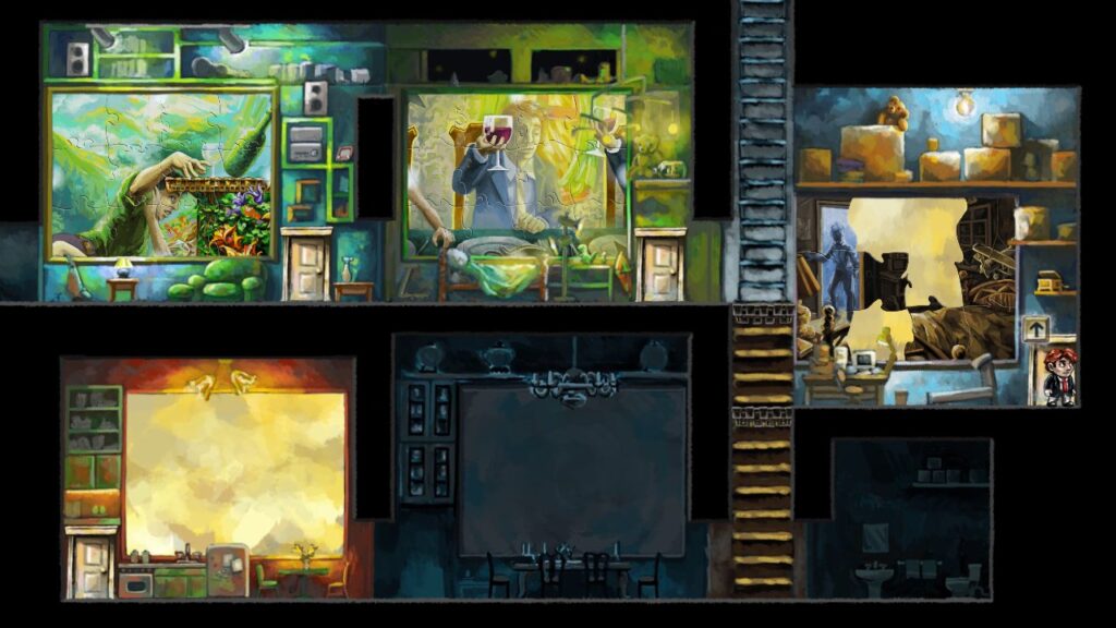 After a few puzzles, braid game