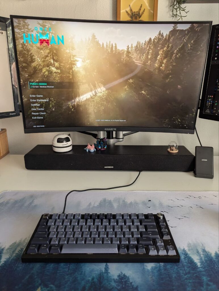 once human startup menu