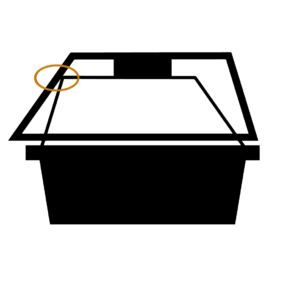 north-facing switch interference with cherry keycap
